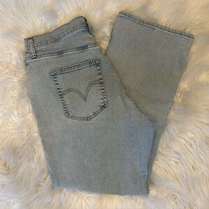 Levi’s Crop Flare High Waisted Light Wash Women Jeans